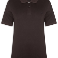 Polo Masculina Manga Curta C-Parris 98 Regular fit - Marrom