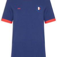 Camiseta Masculina França Copa Lux Tee - Azul