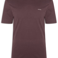 Camiseta Masculina Logo Crew Neck Dero 222 - Marrom