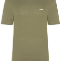 Camiseta Masculina Logo Print Crew Neck Dero 222 - Verde