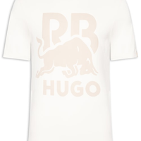 Camiseta Masculina Manga Curta Dlix - Collab Red Bull - Branco