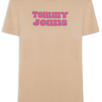 Camiseta Feminina Manga Curta Reg Essential Logo 2 Tee Ext - Marrom