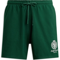 Bermuda Masculina De Moletom Bordado Preppy - Verde