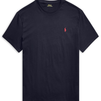 Camiseta Masculina Manga Curta Classic Logo Bordado Fit Relaxed - Azul