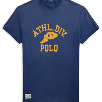 Camiseta Masculina Manga Curta Athl Div - Azul