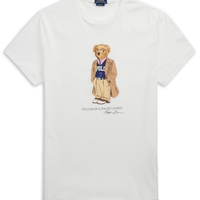 Camiseta Masculina Manga Curta Seasonal Bear - Branco
