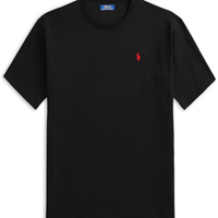 Camiseta Masculina Manga Curta Classic Logo Bordado - Preto