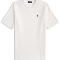 Camiseta Masculina Manga Curta Classic Logo Bordado - Branco