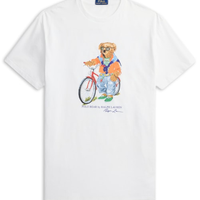 Camiseta Masculina Manga Curta Seasonal Bear - Branco