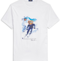 Camiseta Masculina Manga Curta Seasonal Bear - Branco