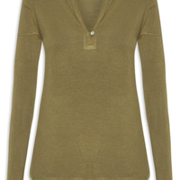Blusa Feminina Raglan Desconstruída - Verde