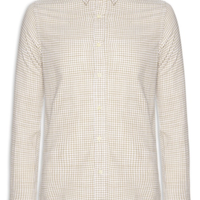 Camisa Masculina Hamê Vichy - Bege