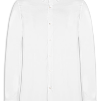 Camisa Masculina Social Regular Fit Algodão E Modal - Branco