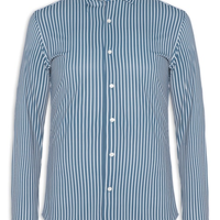 Camisa Masculina Social Slim Fit Tech Dots Respirável - Azul