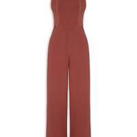 Macacão Feminino Pesponto Contraste - Vermelho