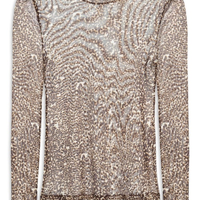 Blusa Feminina Tule Manga Longa Estampa Kira - Animal Print