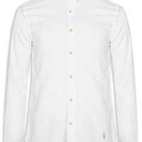 Camisa Masculina Oxford Lisa - Branco