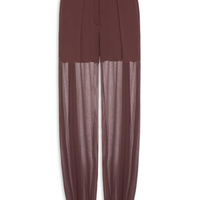 Calça Feminina Prega Boho - Marrom