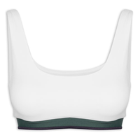 Top Alça Reta Liso - Branco