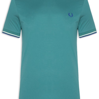 Camiseta Masculina Twin Tipped Regular Fit Em Algodão - Verde