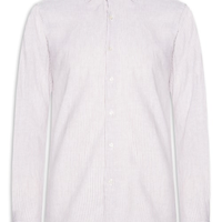 Camisa Masculina Social Slim Fit Blend Linho - Bege