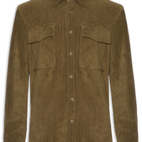Camisa Masculina Towelling Rib - Marrom