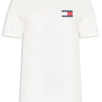 Camiseta Masculina Regular Fit Essential Flag Branco