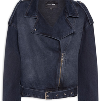 Jaqueta Feminina Jeans Perfecto Dark Blue - Azul