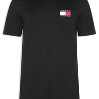 Camiseta Masculina Regular Fit Essential Flag Preto
