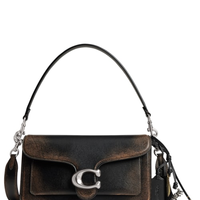 Bolsa Feminina Tabby Shoulder Loved Leather With Quilting - Marrom