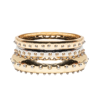 Kit De Braceletes Feminino - Dourado