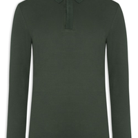 Polo Masculina Térmica Manga Longa - Verde