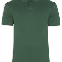 Polo Masculina Manga Curta Supersoft - Verde