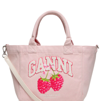 Bolsa Feminina Small Easy Shopper Raspberry Print - Rosa