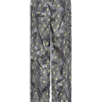 Calça Feminina Printed Flyweight Nylon Relaxed Elastic - Preto