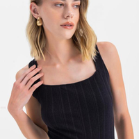 Blusa Feminina Canelada - Preto