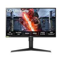 Monitor Gamer LG UltraGear 27" IPS Full HD 1920x1080 240Hz 1ms (GtG) HDMI USB HDR10 NVIDIA G-Sync AMD FreeSync 27GN750-B - 27GN750-B