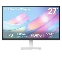 Monitor LG UltraFine 27US500-W Tela IPS 4K UHD 27", HDR10, DCI-P3 90% - 27US500-W