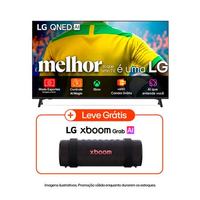 Smart TV 4K 75" LG QNED73 Portal de Games Processador AI α7 Ger8 4K Super Upscaling Google Cast Integrado Controle AI Magic WebOS 25 Modo Alerta de Esportes - 75QNED73ASA