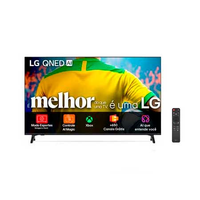 Smart TV 4K 86" LG QNED73 Portal de Games Processador AI α7 Ger8 4K Super Upscaling Google Cast Integrado Controle AI Magic WebOS 25 Modo Alerta de Esportes - 86QNED73ASA