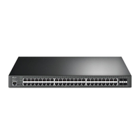 Switch Gerenciável TP-Link TL-SG3452XP JetStream L2+ 48 Portas Gigabit POE+ 4 Portas 10GE SFP+