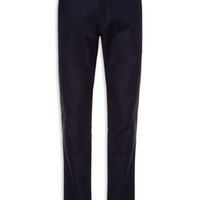 Calça Masculina de Alfaiataria Slim Fit Leve Lisa - Azul