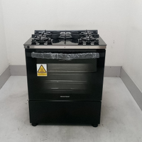Fogão Brastemp 5 Bocas Preto Com Mesa De Vidro, Função Air Fryer E Turbo Chama - Bfs5laers3_Wbom_Cf6668698 220V
