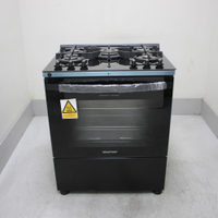 Fogão Brastemp 5 Bocas Preto Com Mesa De Vidro, Função Air Fryer E Turbo Chama - Bfs5laers3_Wbom_Cf6668698 220V