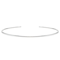 Colar Feminino Choker Fio - Prata
