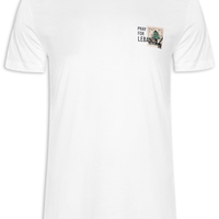Camiseta Masculina Malha Estampa Lebanon Stamp - Branco
