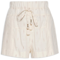 Short Feminino Bordado Caminhos - Bege