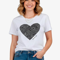 Blusa Feminina Manga Curta - Branco