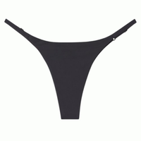 Calcinha De Biquíni Modelo Exclusivo Brasil - Preto