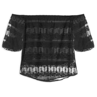 Blusa Feminina Ombro a Ombro Eve - Preto